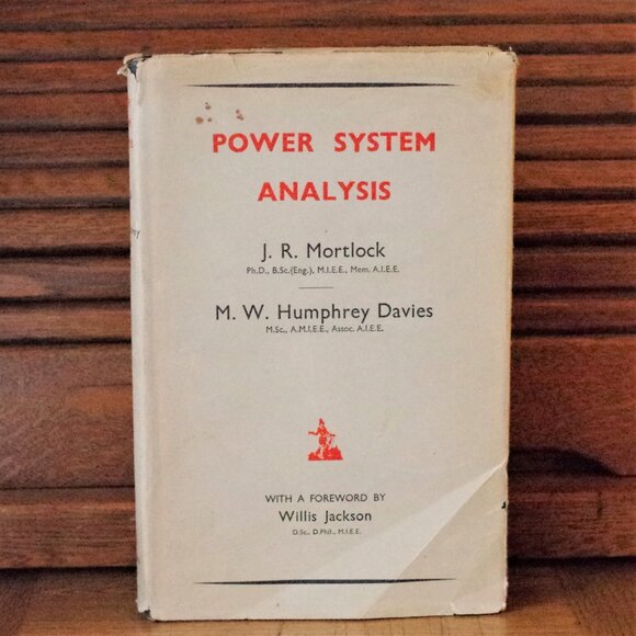 Vintage Electrical Engineering Book, "Power System Analysis", 1952 First Edition - Picture 2 of 10